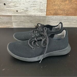 Allbirds TR Tree Runners All Black Running Shoes Sneakers Women's Size 8 comfort